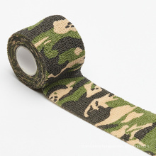 Solong Factory High Quality Camouflage Pattern 5CM Elastic Self Adhesive Bandage Strip for Tattoo Artists